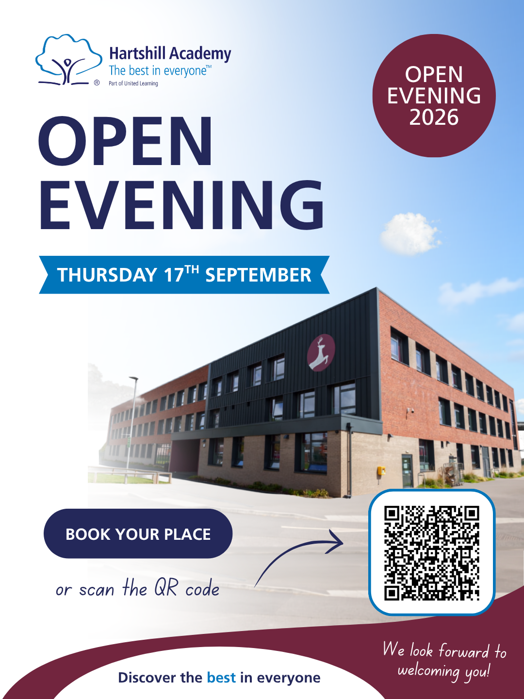 Hartshill Academy Open evening 2026