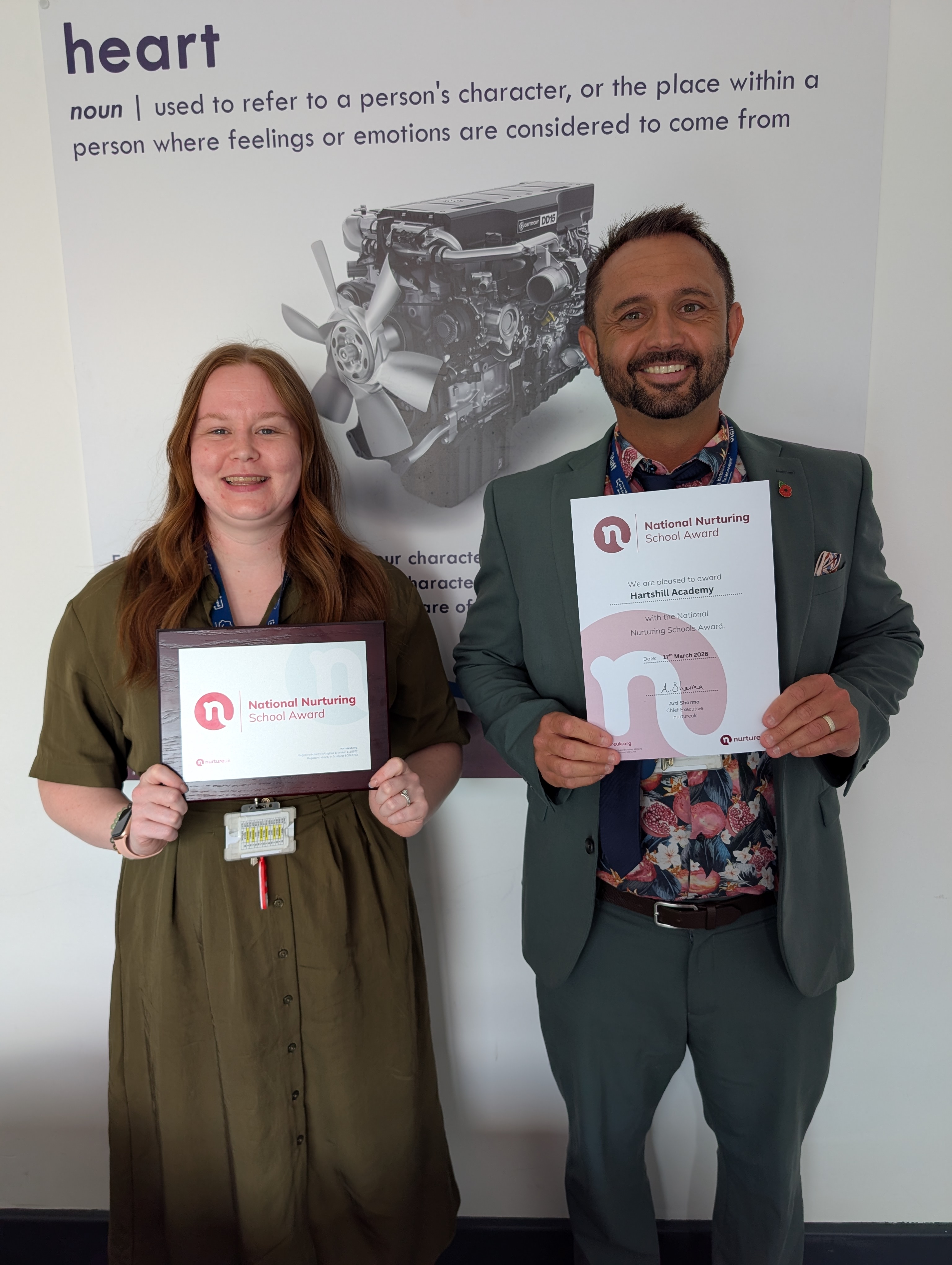 National Accolade for Nurture at Hartshill Academy