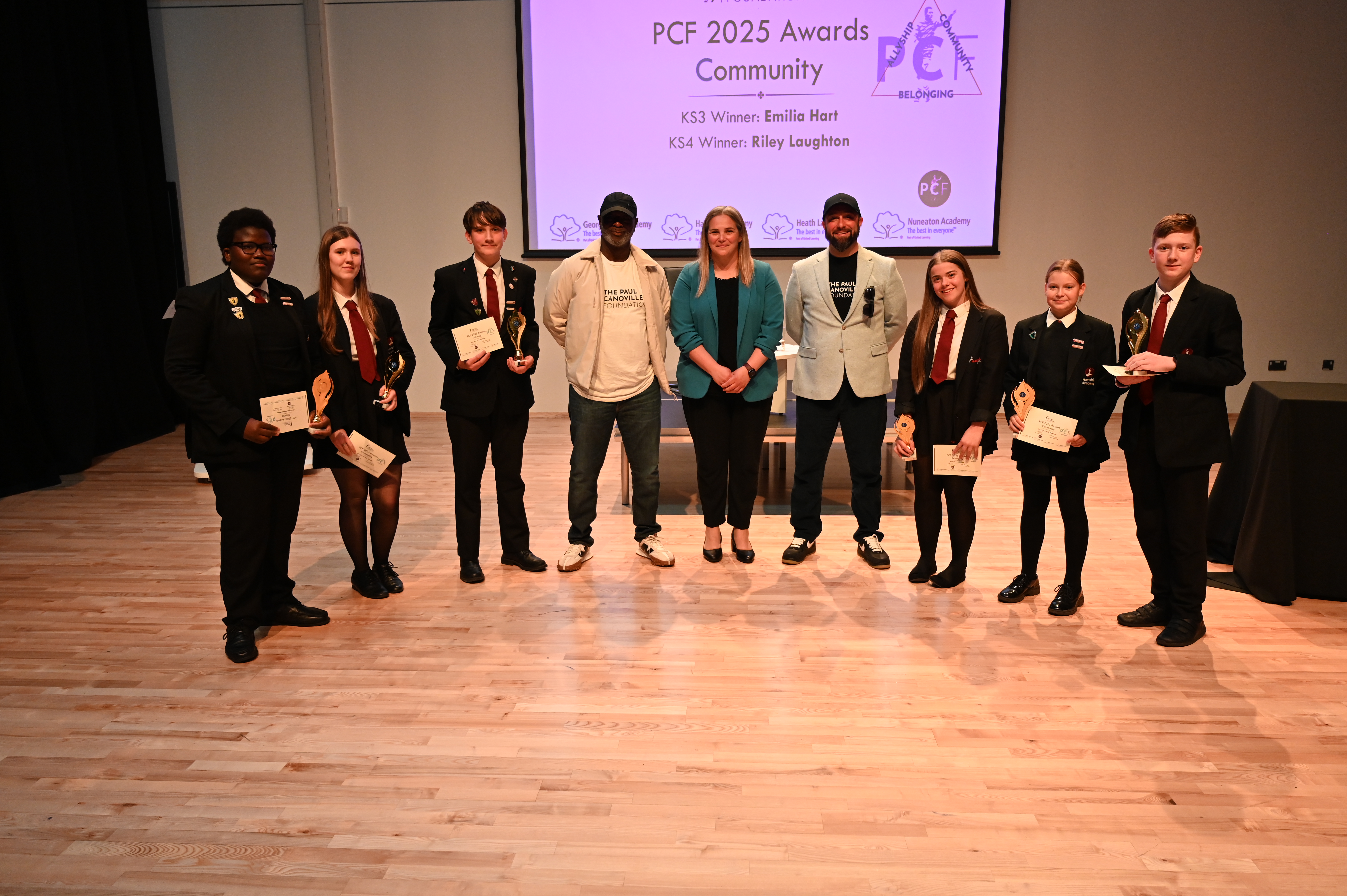 Chelsea FC legend inspires Hartshill Academy pupils